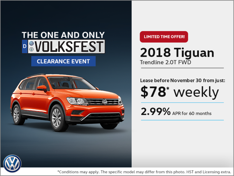 Get the 2018 Tiguan Today!