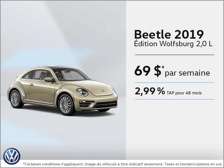 Louez la Beetle 2019!