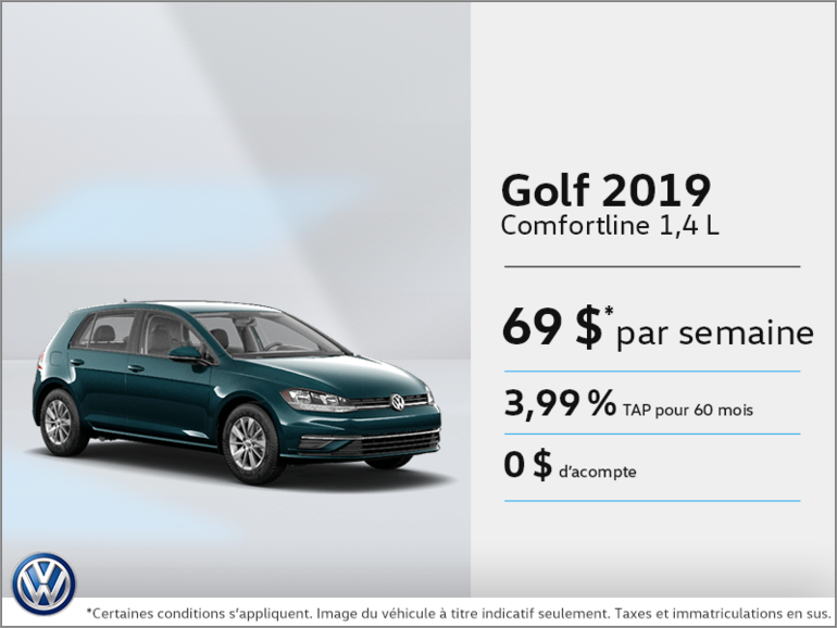 Louez la Golf 2019!