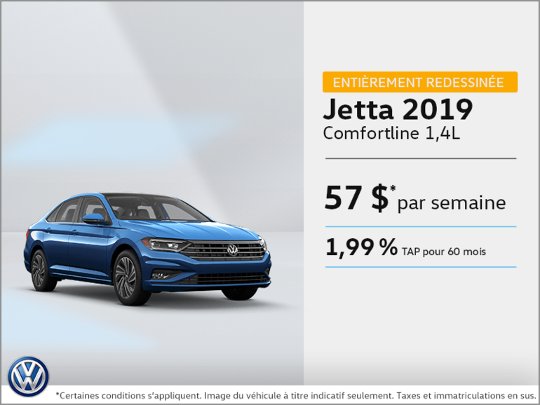 Louez la Jetta 2019!