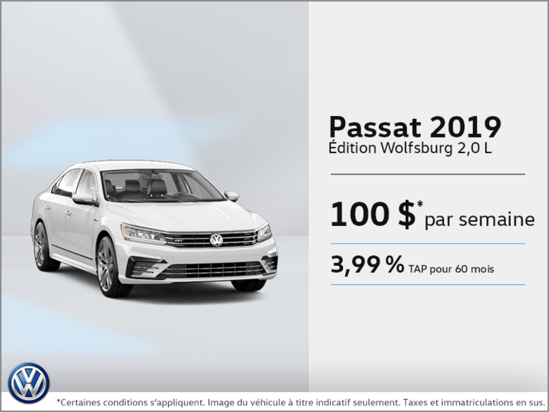 Louez la Passat 2019!