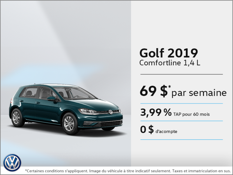 Louez la Golf 2019!