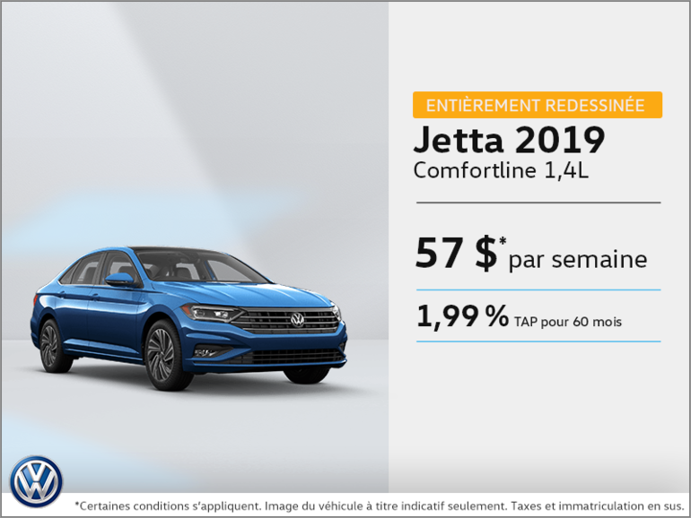 Louez la Jetta 2019!