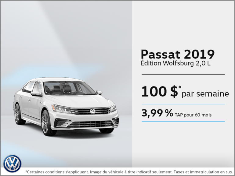 Louez la Passat 2019!
