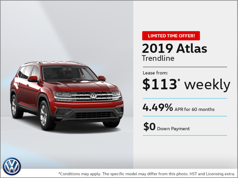 Lease the 2019 Atlas!