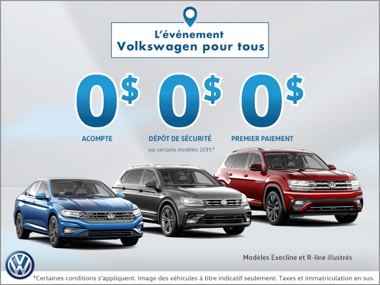 L'événement Volkswagen pour tous!