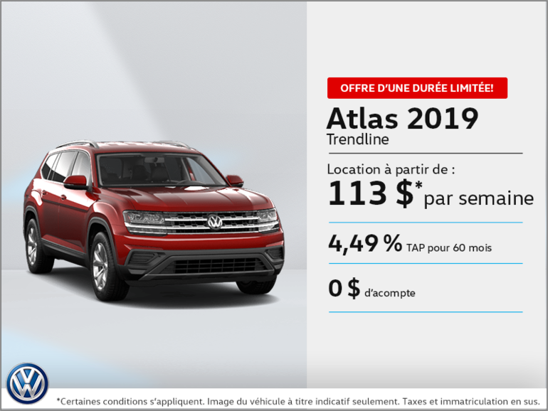 Louez l'Atlas 2019!