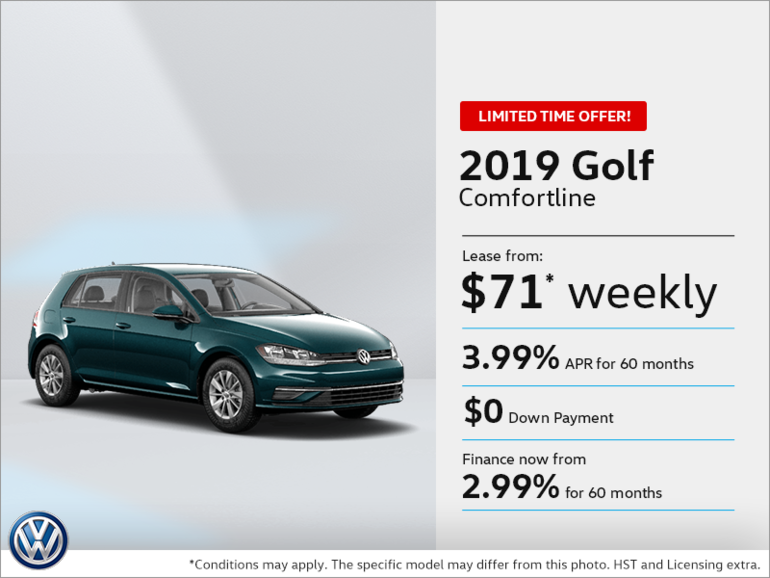 Lease the 2019 Golf!