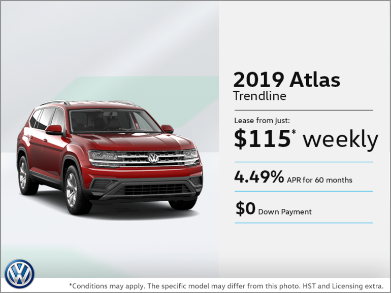 Lease the 2019 Atlas!