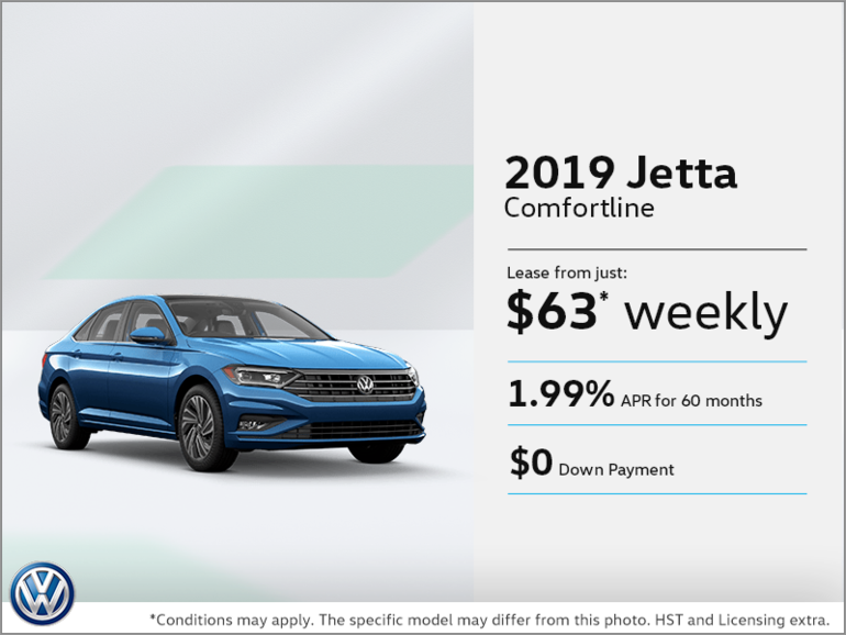 Lease the 2019 Jetta!