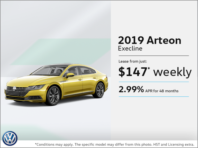 Lease the All-New Arteon 2019!