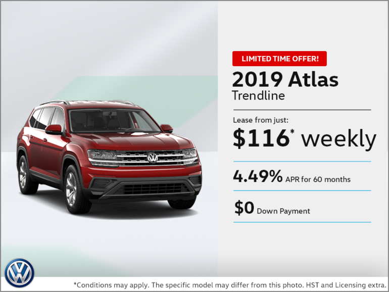 Lease the 2019 Atlas!
