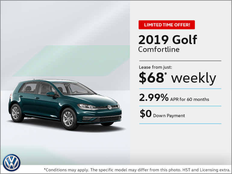 Lease the 2019 Golf!