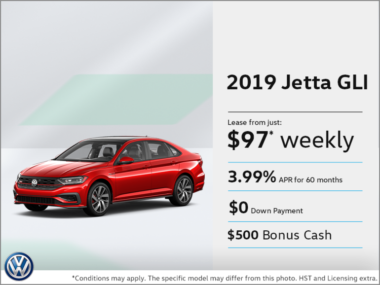 Lease the 2019 Jetta GLI