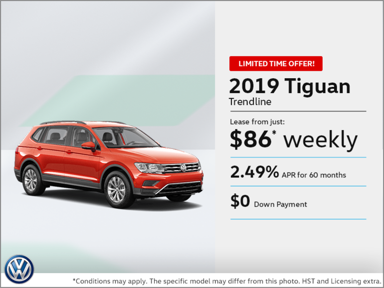 Lease the 2019 Tiguan!