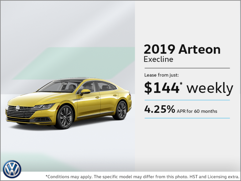 Lease the All-New Arteon 2019!