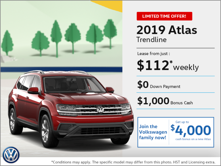 Lease the 2019 Atlas!