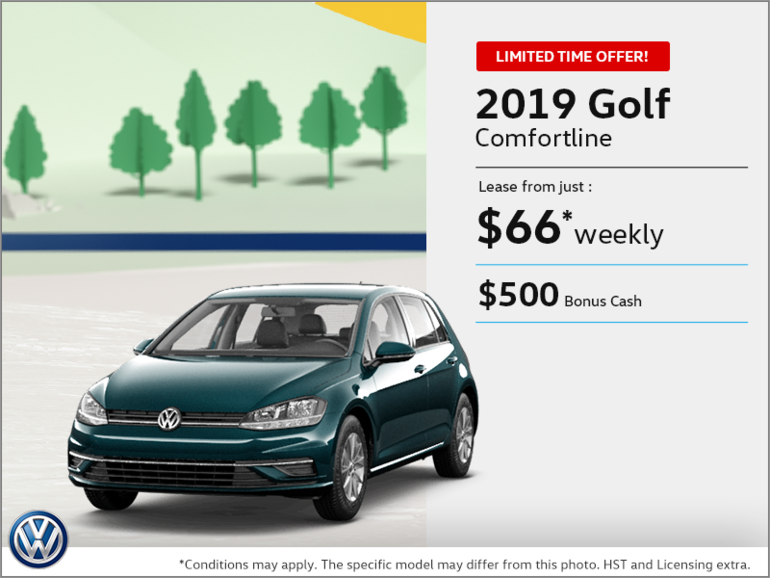 Lease the 2019 Golf!