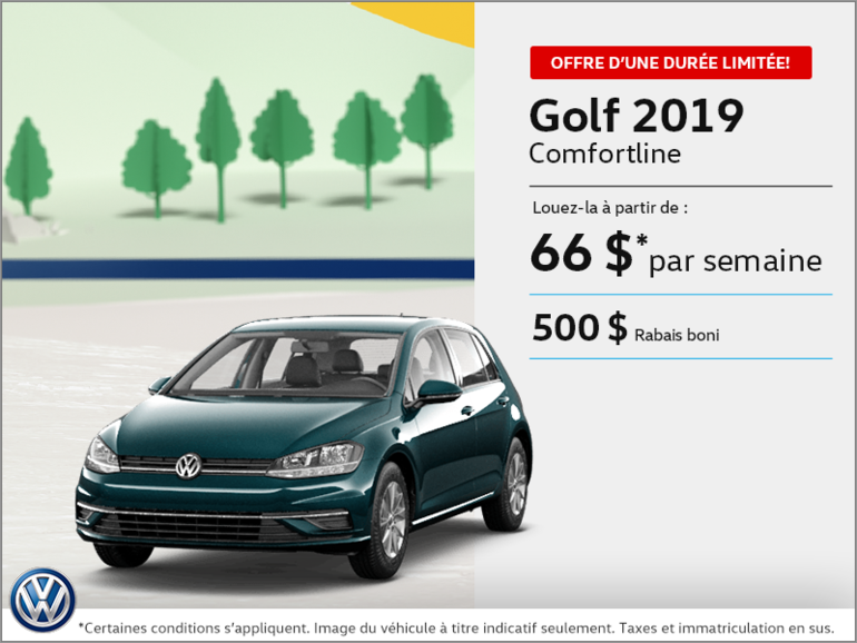 Louez la Golf 2019!