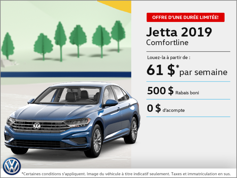 Louez la Jetta 2019!