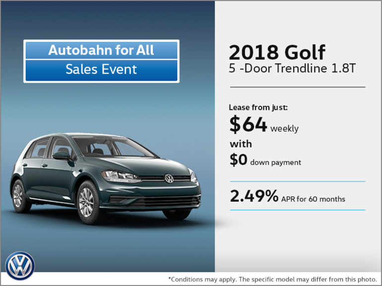 Get the 2018 Golf 5-Door Today!