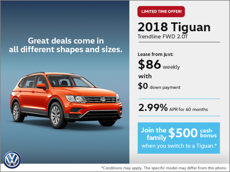 Get the 2018 Tiguan Today!