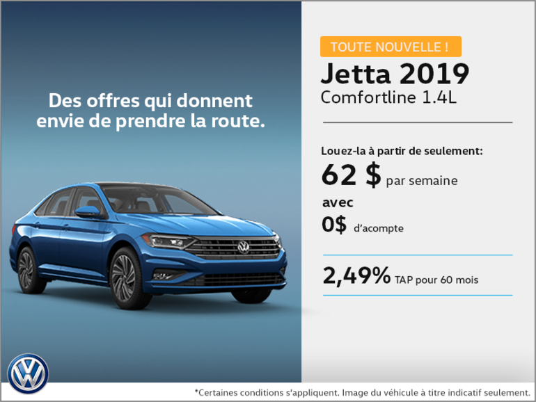La toute nouvelle Jetta 2019