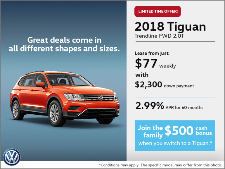 Get the 2018 Tiguan Today!