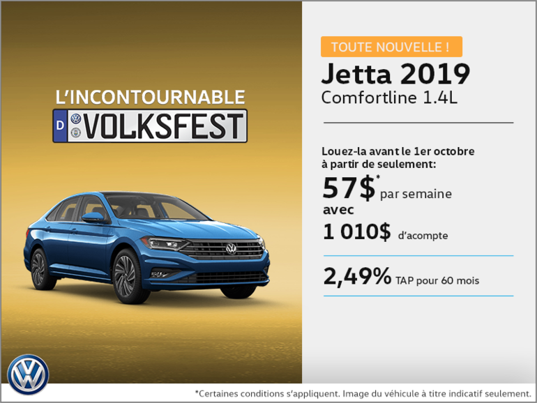 La toute nouvelle Jetta 2019