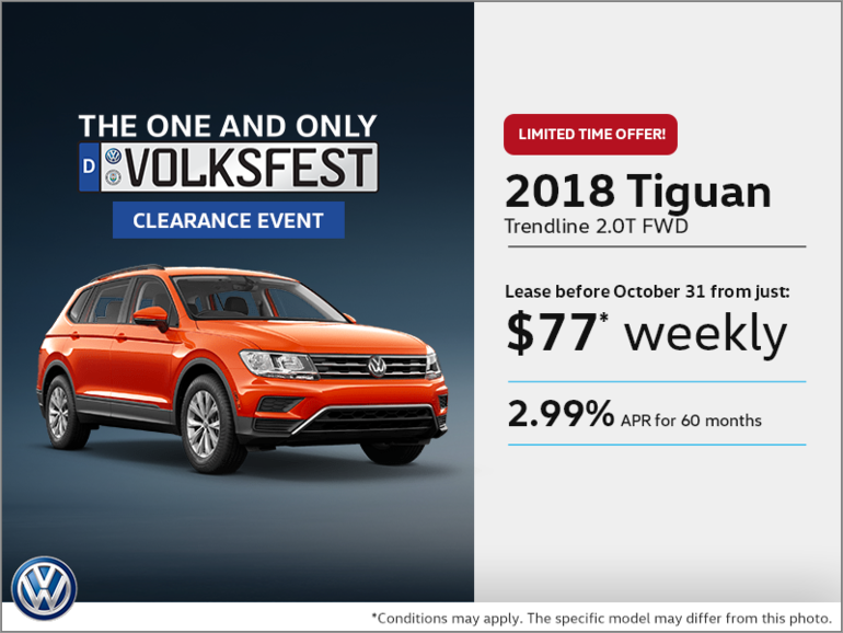 Get the 2018 Tiguan Today!