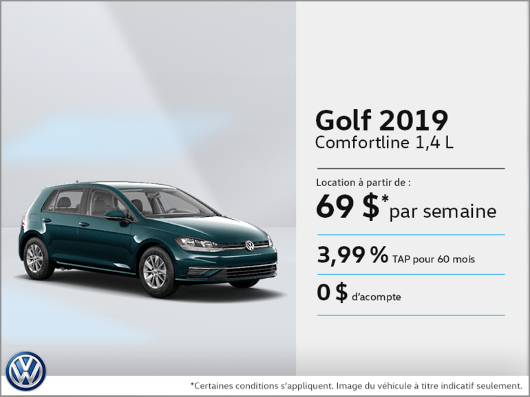 Louez la Golf 2019!