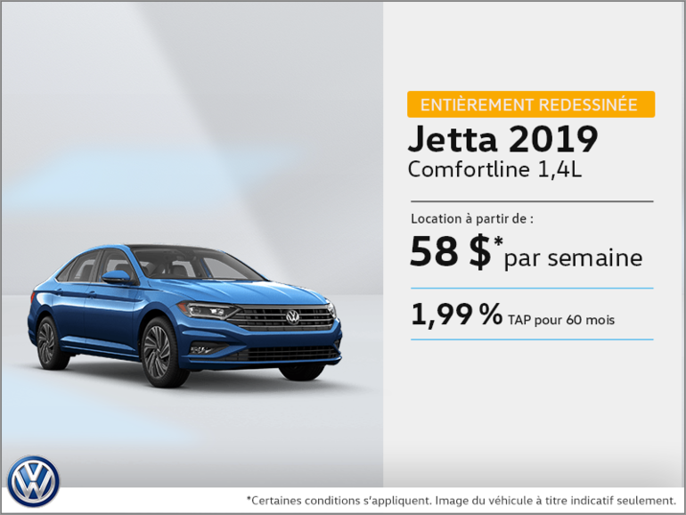 Louez la Jetta 2019!