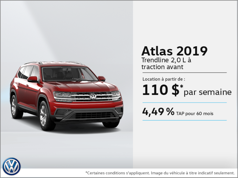Louez l'Atlas 2019!