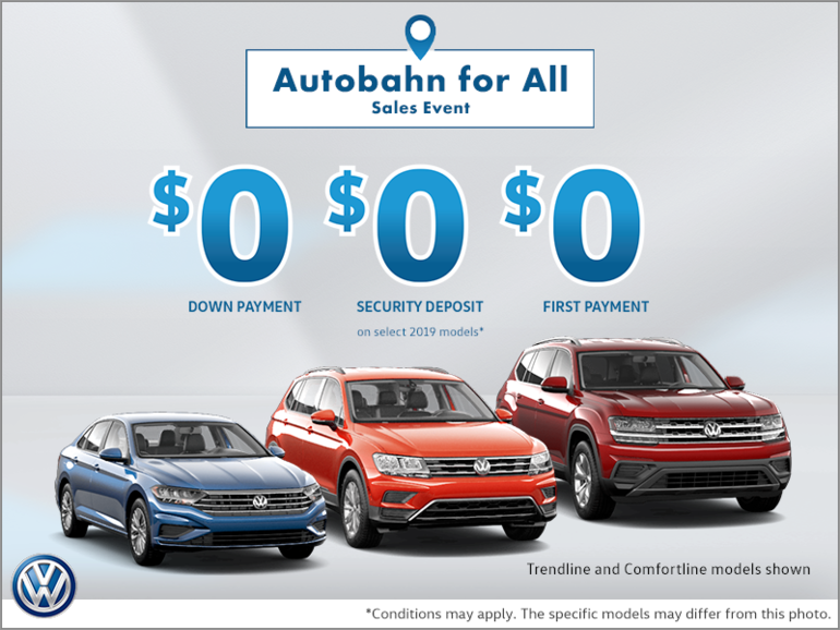 Autobahn for All Sales Event
