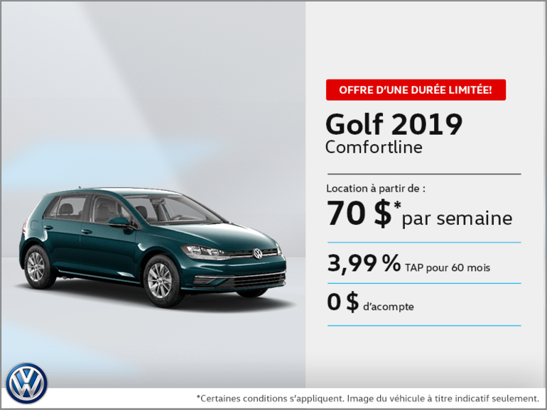 Louez la Golf 2019!