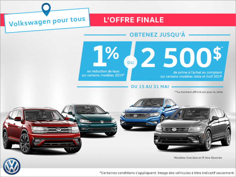 L'événement Volkswagen pour tous!