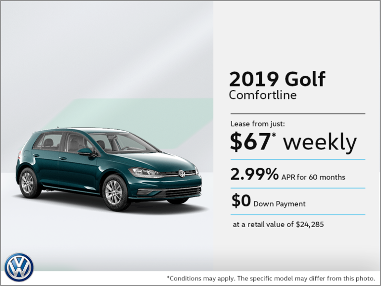 Lease the 2019 Golf!