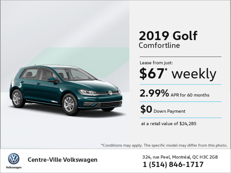 Lease the 2019 Golf!