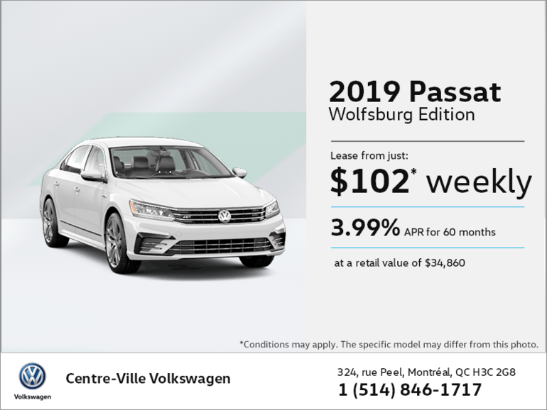 Lease the 2019 Passat!