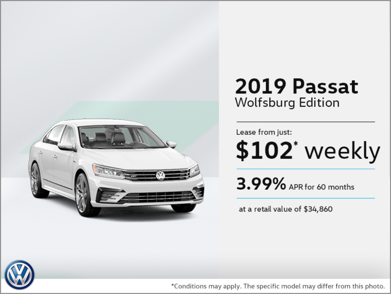 Lease the 2019 Passat!