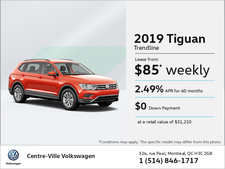 Lease the 2019 Tiguan!