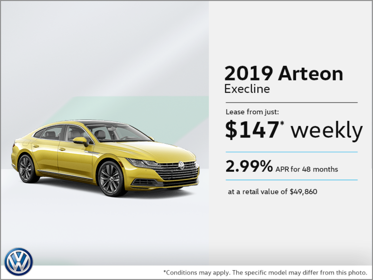 Lease the All-New Arteon 2019!