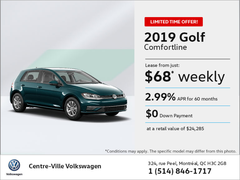 Lease the 2019 Golf!
