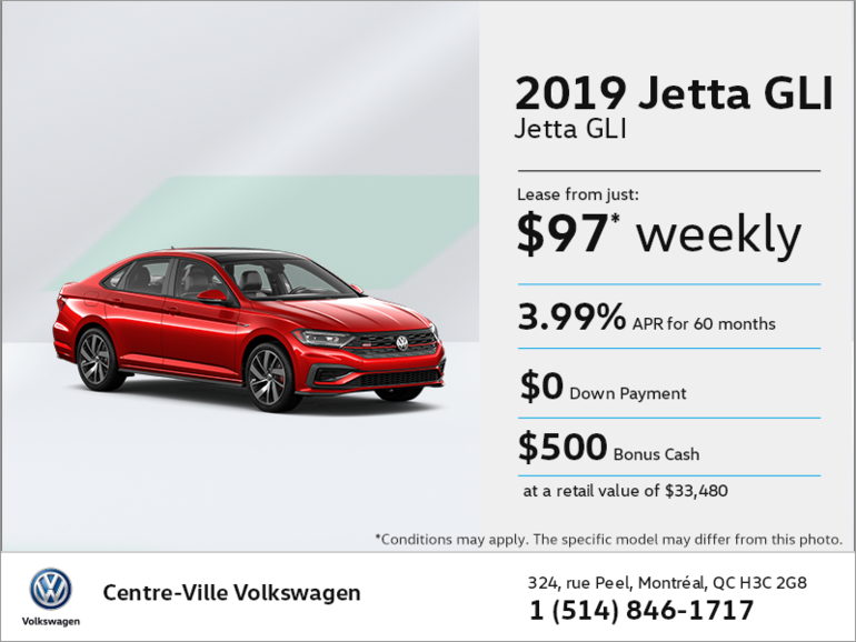 Lease the 2019 Jetta GLI