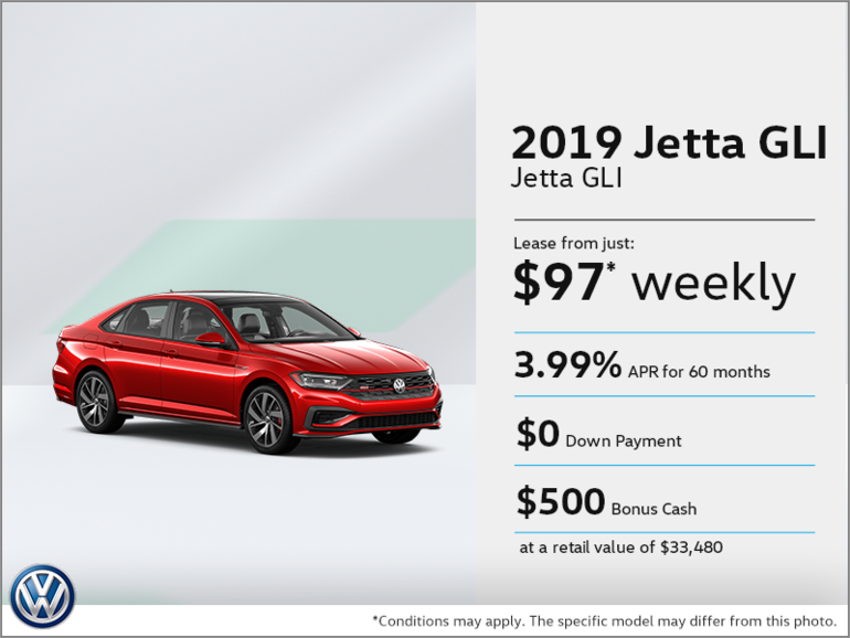 Lease the 2019 Jetta GLI