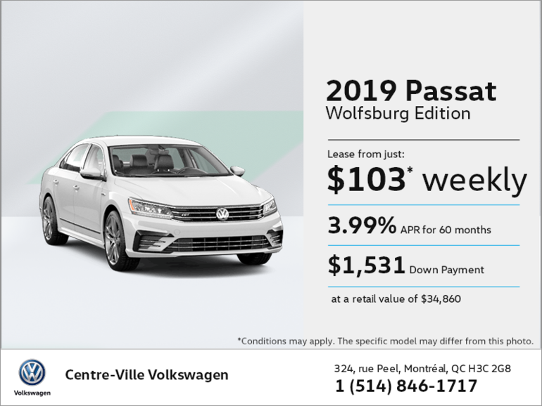 Lease the 2019 Passat!