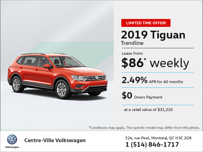 Lease the 2019 Tiguan!