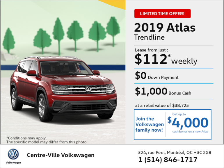 Lease the 2019 Atlas!