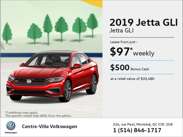 Lease the 2019 Jetta GLI