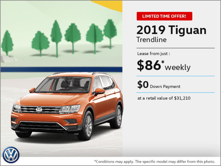 Lease the 2019 Tiguan!